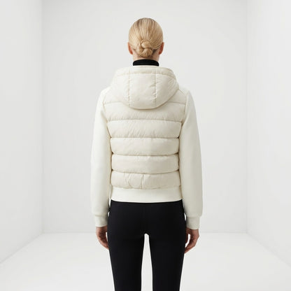 9022 Puffer Jacket - Hooded, Zipper, Drawstring, Lightweight | Hojumbo