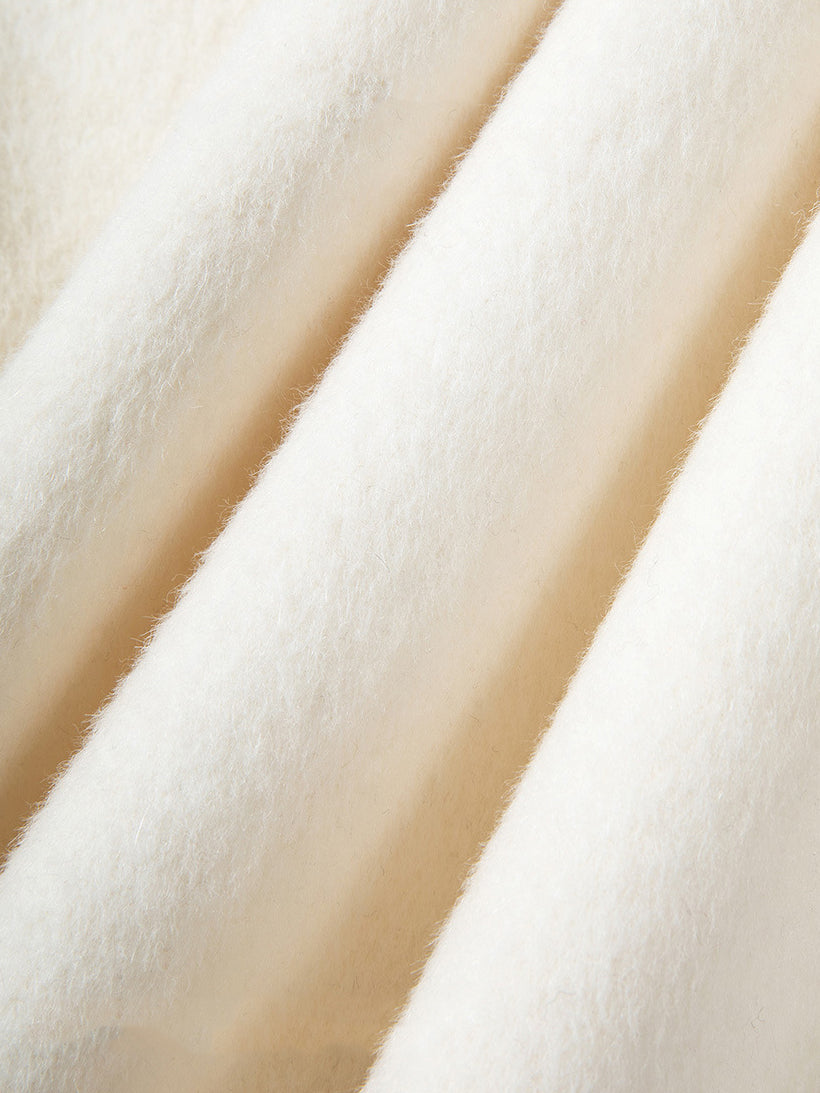 TU2257 Fall/Winter Women's Wool Short Fur Coat with Double-sided Fabric Overcoat