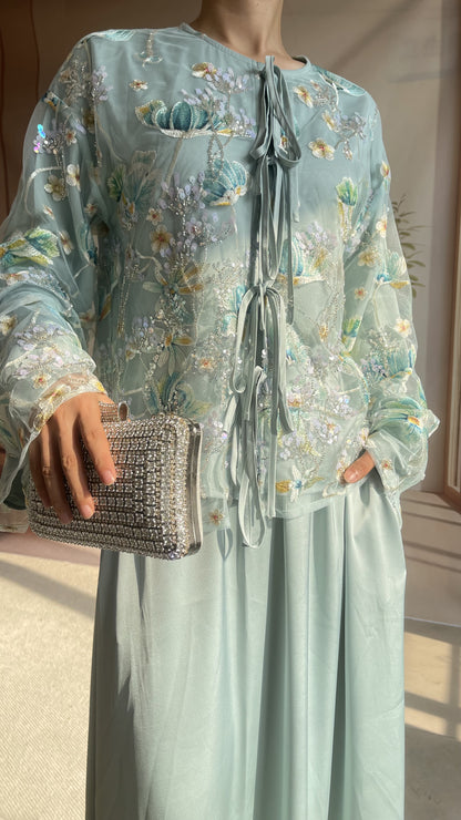 MSL853 Dandelion Bead Embroidery Set ( Jacket+Skirt )